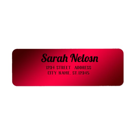 Prachtig, cool, fijn, modern kerstlabel etiket (Voorkant)