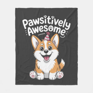 Prachtig Corgi Verjaardag Hond Shirt Fleece Deken