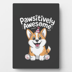 Prachtig Corgi Verjaardags Hond Shirt Fotoplaat
