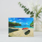 Prachtig Curacao tropisch eiland landschap Briefkaart (Staand voorkant)