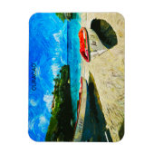 Prachtig Curacao tropisch eiland landschap Magneet (Verticaal)