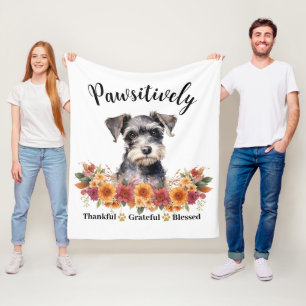 Prachtig Dankbare Gezegende Cute Hond Fleece Deken