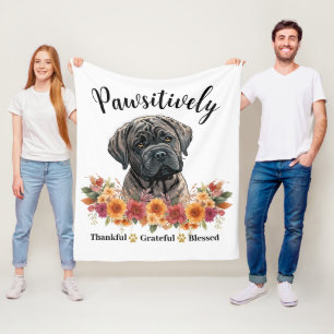 Prachtig Dankbare Gezegende Cute Hond Fleece Deken