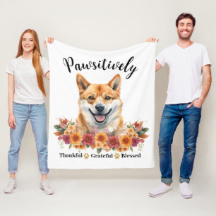 Prachtig Dankbare Gezegende Cute Hond Fleece Deken