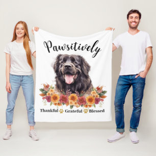 Prachtig Dankbare Gezegende Cute Hond Fleece Deken