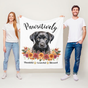 Prachtig Dankbare Gezegende Cute Hond Fleece Deken