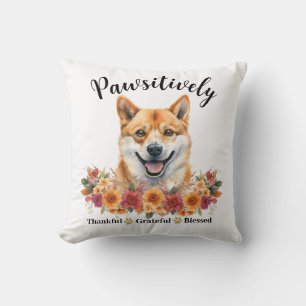 Prachtig Dankbare Gezegende Cute Hond Kussen