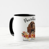 Prachtig Dankbare Gezegende Cute Hond Mok (Voorkant links)