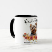 Prachtig Dankbare Gezegende Cute Hond Mok (Voorkant links)