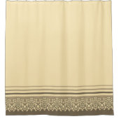 Prachtig decoratief patroon met accenten douchegordijn (Voorkant)