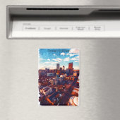 Prachtig Denver Colorado City Uitzicht Magneet (Insitu (Vaatwasser))