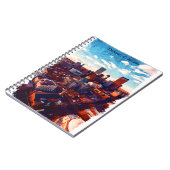 Prachtig Denver Colorado City Uitzicht Notitieboek (Linkerzijde)