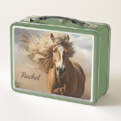 Prachtig Desert Palomino paard (Achterkant)