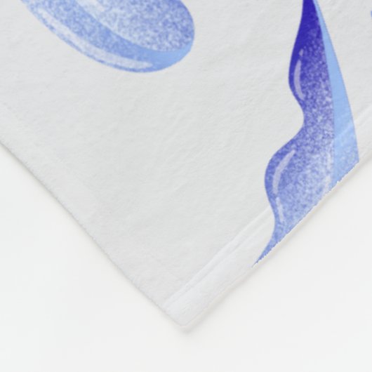 Prachtig design fleece deken (Hoek)