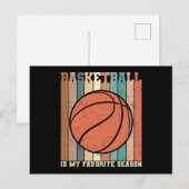 Prachtig design voor basketbal briefkaart (Voorkant / Achterkant)