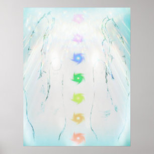 Prachtig design voor herkenning van Reiki Poster