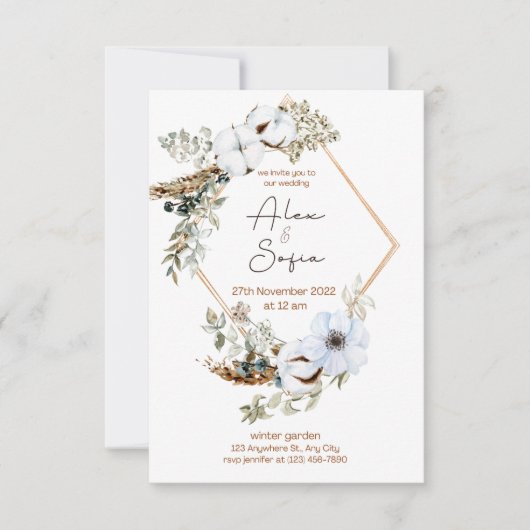 prachtig design voor speciale dag kaart (Voorkant)