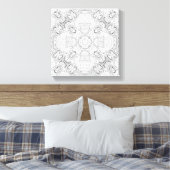 Prachtig design Zendoodle 6 Canvas Afdruk (Insitu (Slaapkamer))
