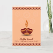 Prachtig Diwali design Kaart (Voorkant)