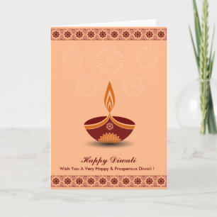 Prachtig Diwali design Kaart