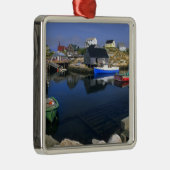 Prachtig dorp van Peggy's Cove met haven Metalen Ornament (Rechts)