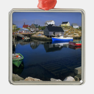 Prachtig dorp van Peggy's Cove met haven Metalen Ornament