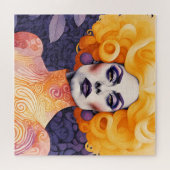 Prachtig Drag Queen Rood Haar Legpuzzel (Horizontaal)