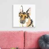 Prachtig Duits Herder Canvas (Insitu (Woonkamer))