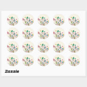 Prachtig East Eggs Design! Ronde Sticker (Vel)