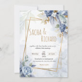 Prachtig eenvoudige bruiloft uitnodigingen. kaart (Voorkant)