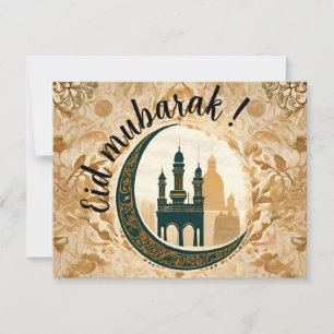 Prachtig "Eid Mubarak" Kaart