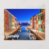 Prachtig eiland Burano, Italië Briefkaart (Voorkant)