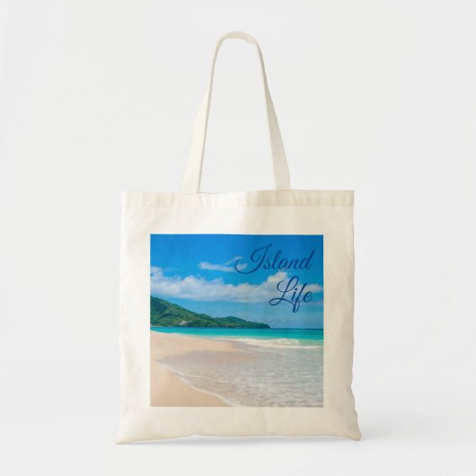 Prachtig eilandleven Tropical Beach Foto Tote Bag (Voorkant)