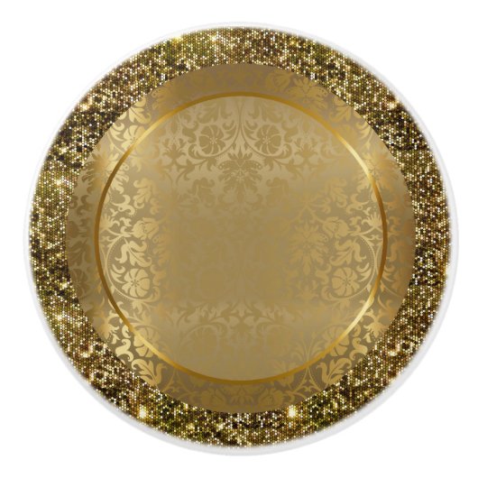 Prachtig elegant Gold-ontwerp Keramische Knop (Voorkant)