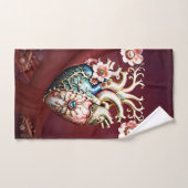 Prachtig elegant, nobel hart. bad handdoek (Handdoek)