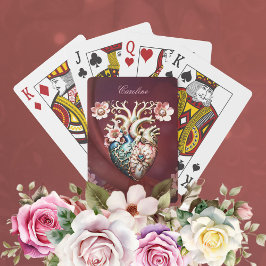 Prachtig elegant, nobel hart. pokerkaarten