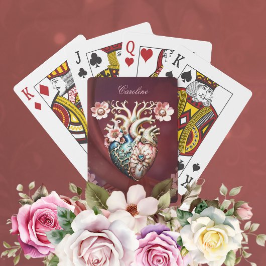 Prachtig elegant, nobel hart. pokerkaarten