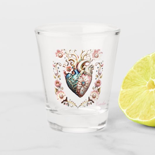 Prachtig elegant, nobel hart. shot glas (Voorkant)