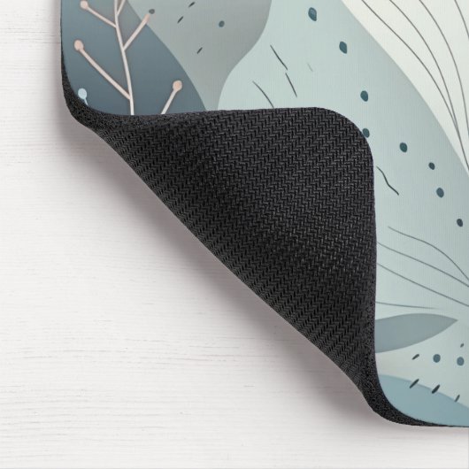 Prachtig elegant pastelblad design muismat (Hoek)