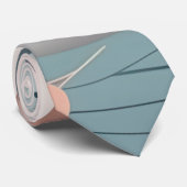 Prachtig elegant pastelblad design stropdas (Opgerold)