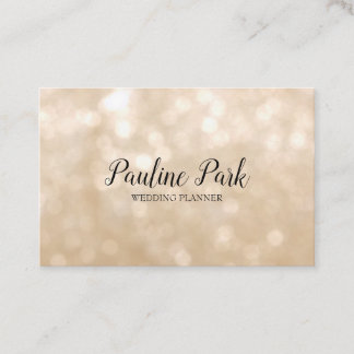 Prachtig elegant visitekaartje met bokeh