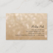 Prachtig elegant visitekaartje met bokeh (Achterkant)