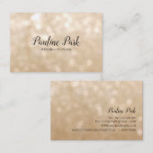 Prachtig elegant visitekaartje met bokeh (Voorkant / Achterkant)