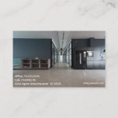 Prachtig elegant Visitekaartje voor interieurontwe (Achterkant)