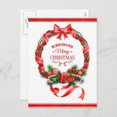 Prachtig en elegant kerstgeschut Briefkaart (Voorkant / Achterkant)