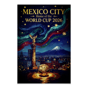 Prachtig en luxe Mexico City-kunstwerk Perfect Poster