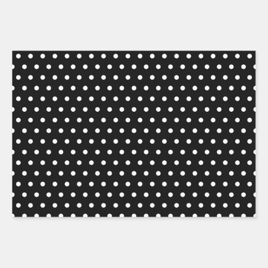 Prachtig en modern zwart-wit inpakpapier vel (Voorkant 2)