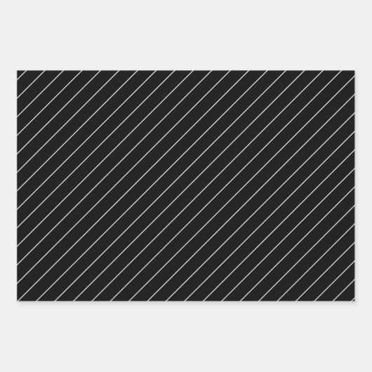 Prachtig en modern zwart-wit inpakpapier vel (Voorkant)