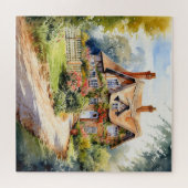 Prachtig Engels huisje Legpuzzel (Horizontaal)