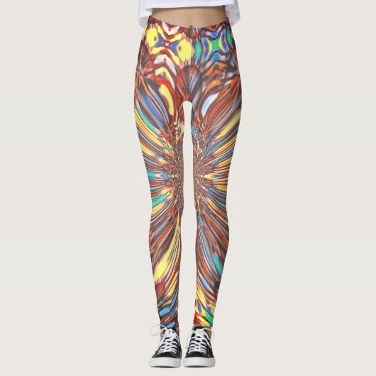 Prachtig Fantastisch Feminine Skinny Design Leggings (Voorkant)